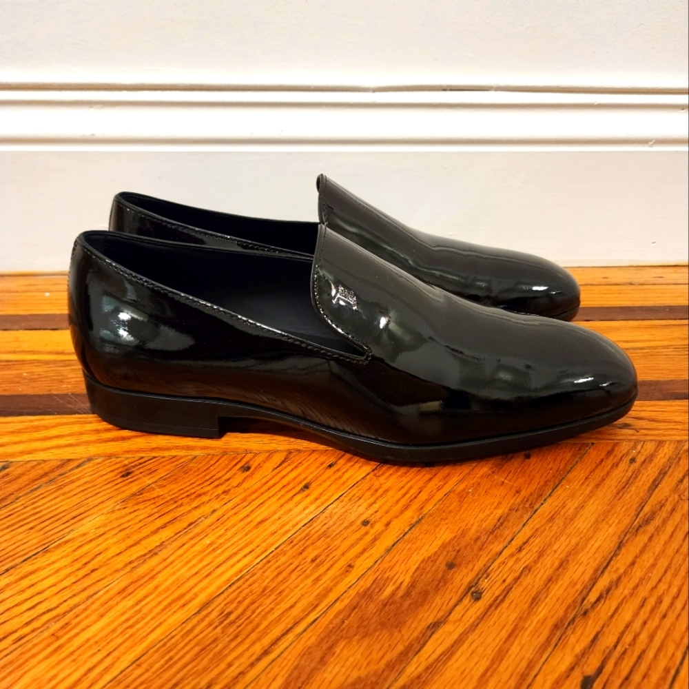 Tod's Loafers Pantofola Formale Gomma Tuxedo Black 8 Men's